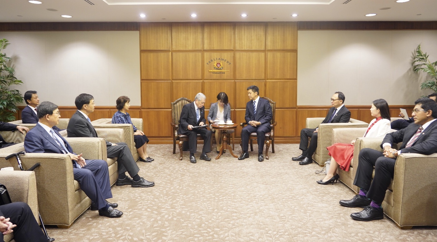 Official Visit by President of Japan's House of Councillors