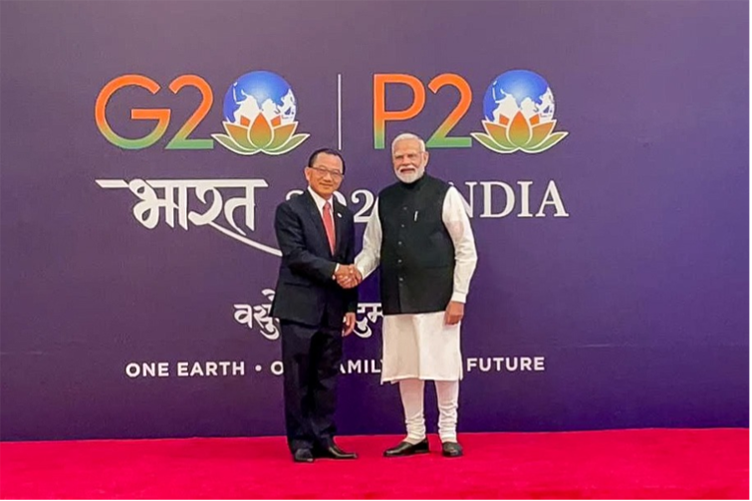 Thanking Prime Minister Narendra Modi for India’s gracious hosting of the G20 Parliamentary Speakers’ Summit.