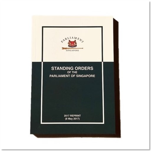 Standing Orders Standing Orders
